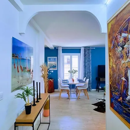 Superbe Renove Sur Le Port De Sete, Centre Historique, Climatise Apartment